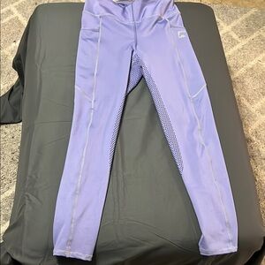 Purple Riding Sport Leggings